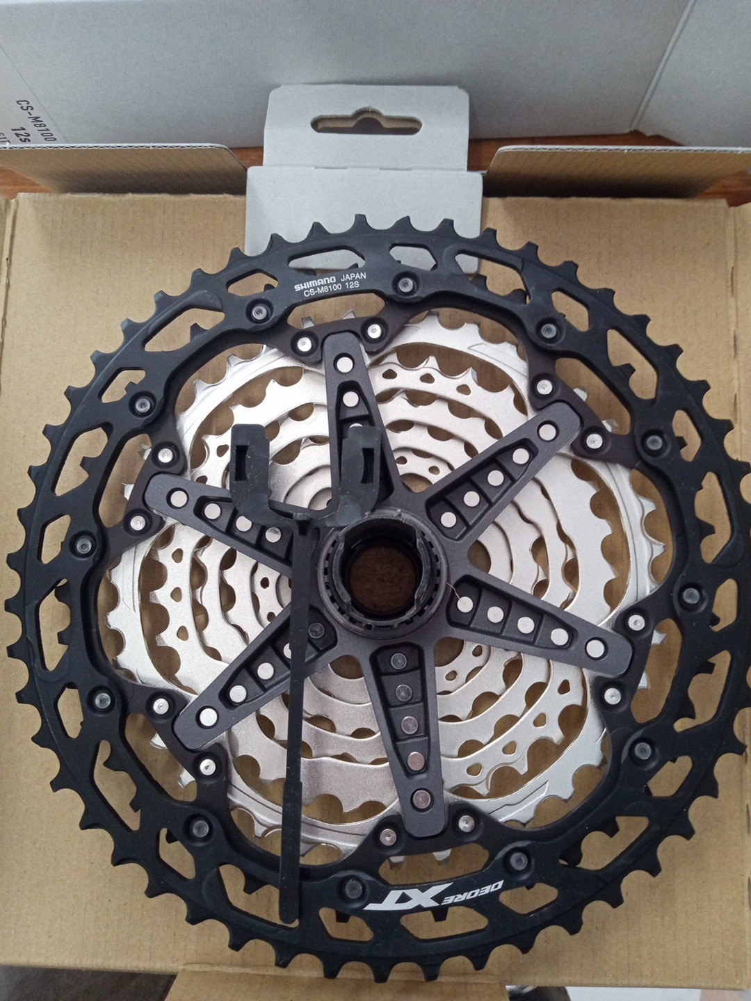 Shimano XT CS-M8100 12-Speed Cassette 10-51T Silver/Black