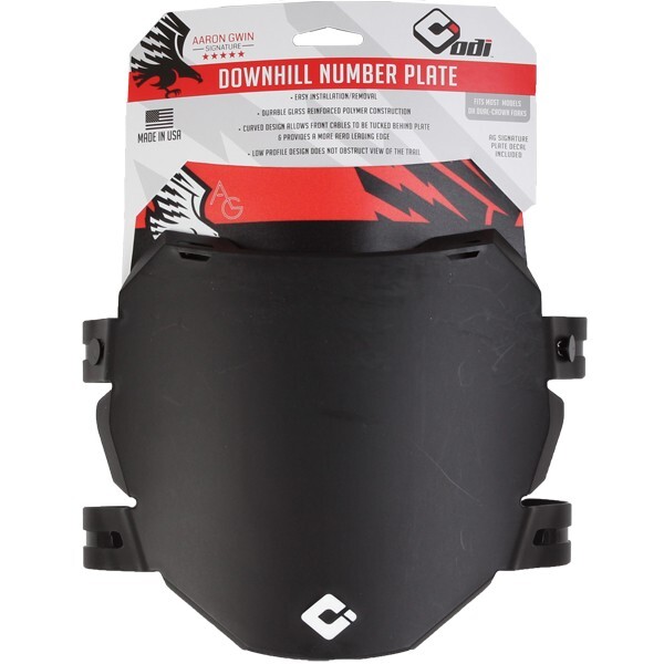 ODI Downhill Number Plate AG Black Surron SHIPS WITHIN 24 HOURS Get it FAST!