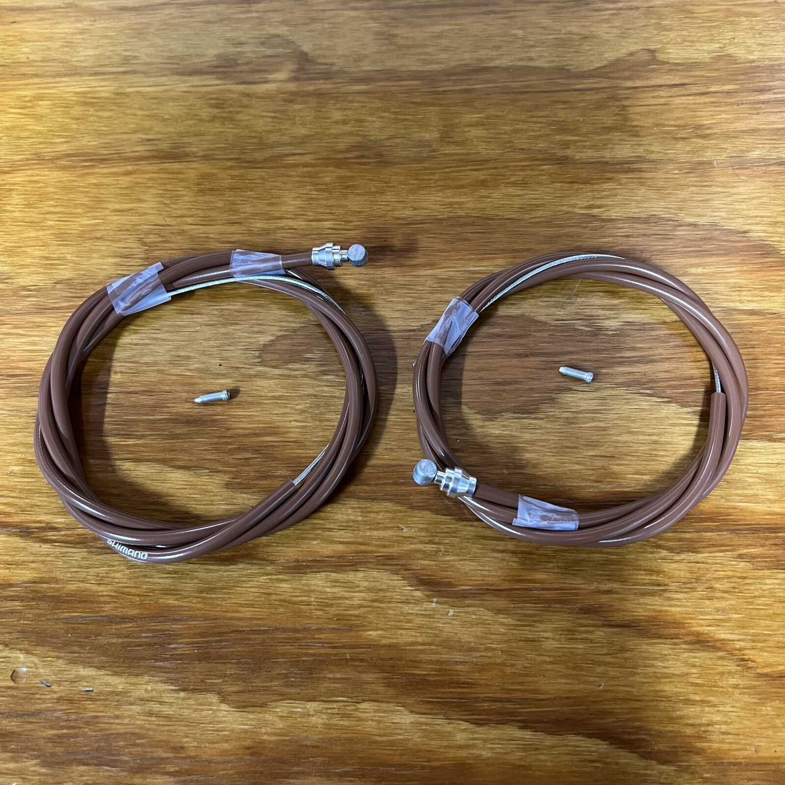 SHIMANO BROWN BRAKE CABLES FOR MCS SCHWINN GT PERFORMER RED LINE BMX OTHERS NOS