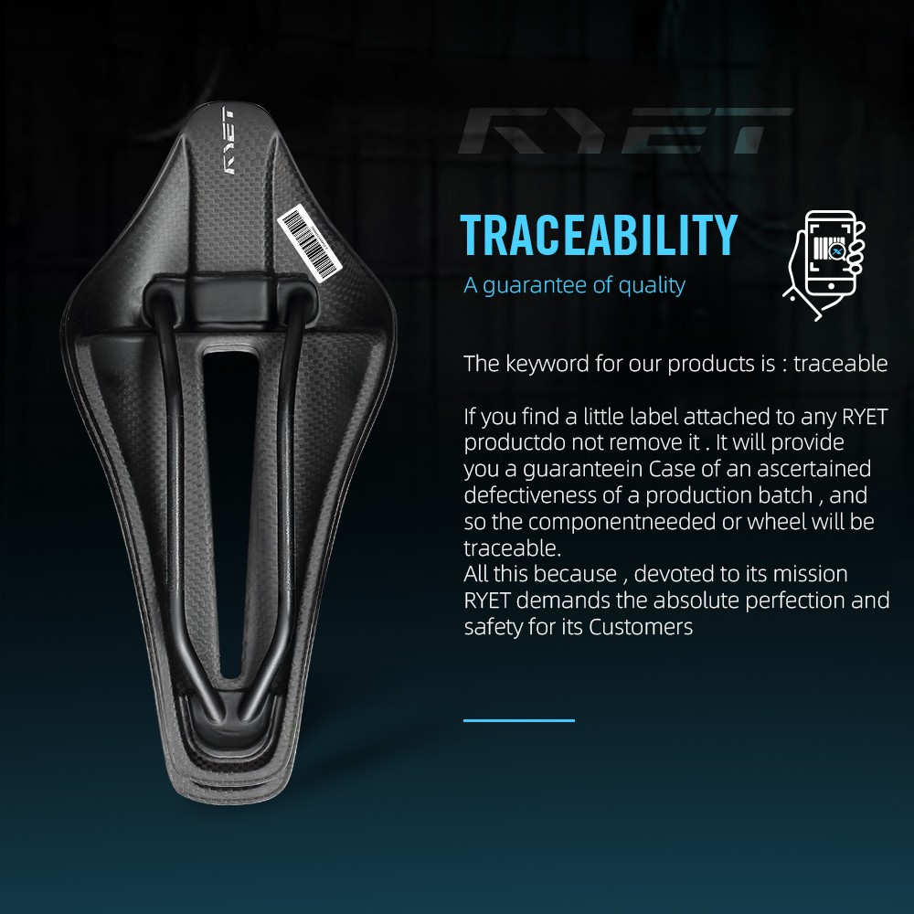 Full Carbon 3D Printed Triathlon Saddle Short Nose Wide Aero Design Carbon Shell
