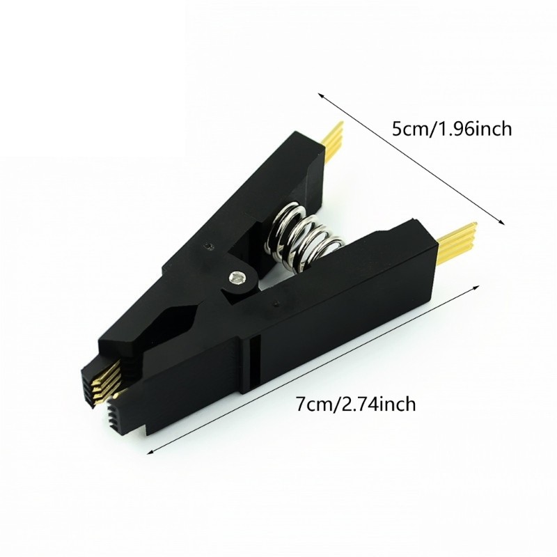 SOP8 Recording Clip for Wide and Narrow Body Chips Metal Plastic for BIOS