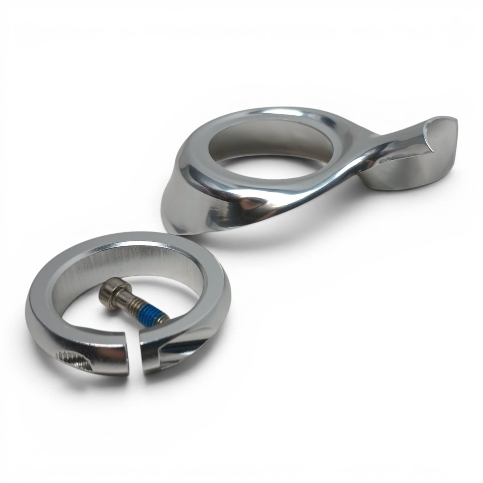 SRAM XO Grip shifter Front Silver Cover Clamp 11.7018.008.001