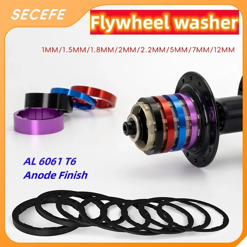 Bike Cassette Gasket Freehub Body Freewheel Washer Freewheel Spacers Bicycle Hub