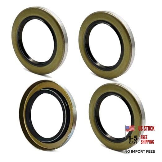 Stymart 2.25″ ID x 3.376″ OD Double Lip Grease Seal, Hub Wheel Grease Seal,