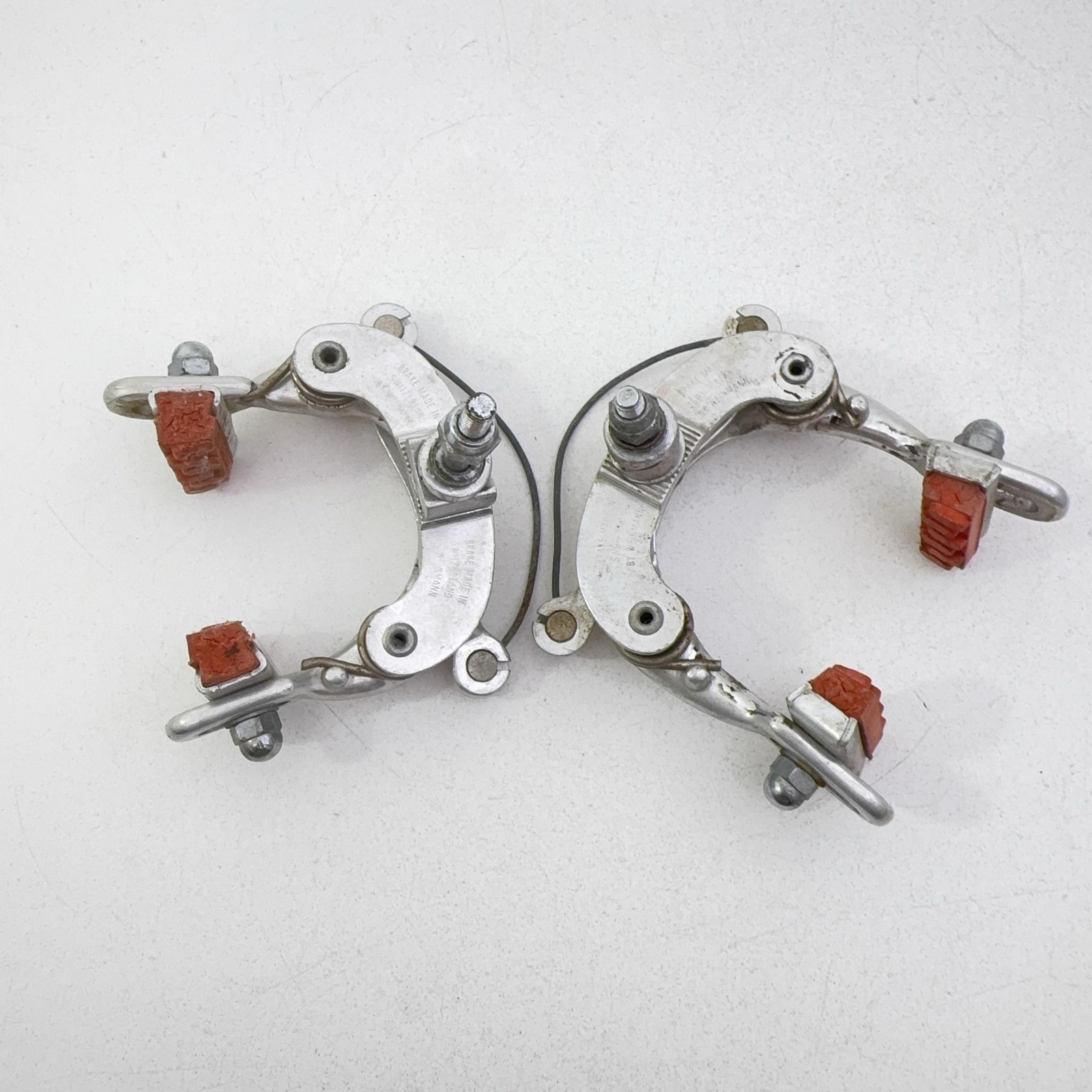 Vintage Weinmann Vainqueur 999 Center Pull Brake Calipers Silver Road Bike A22