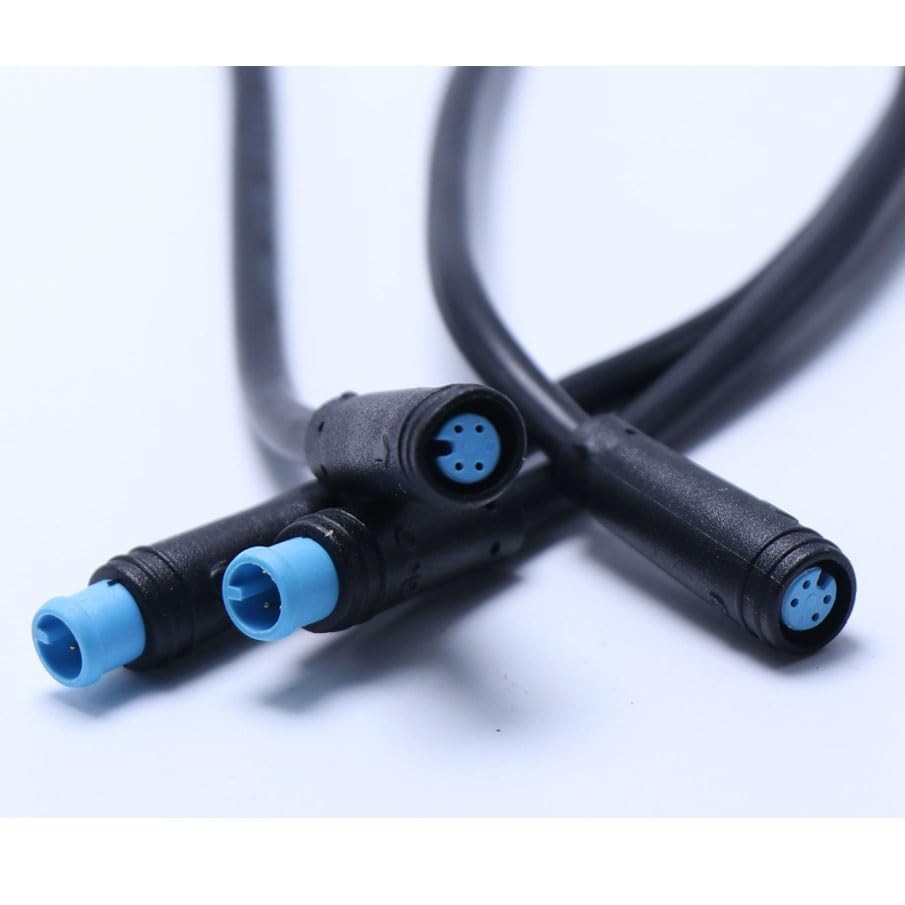 Julet Waterproof Cable Extension Connector 2 3 4 Pin Male Female Ebike