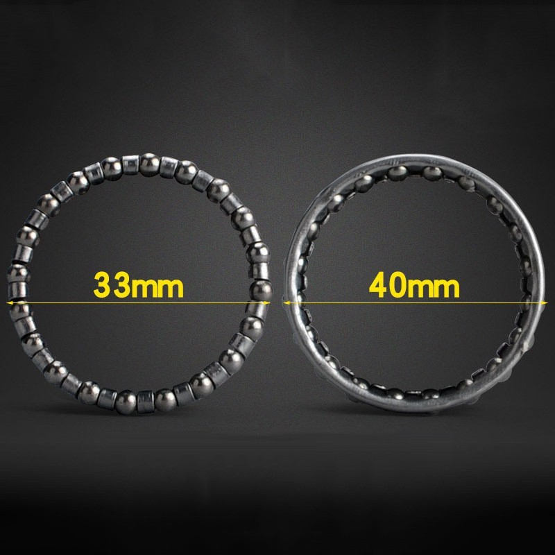 Threaded Bike Ball Bearing Race Cycle Headset Crankshaft Wheel 2pcs High Quality