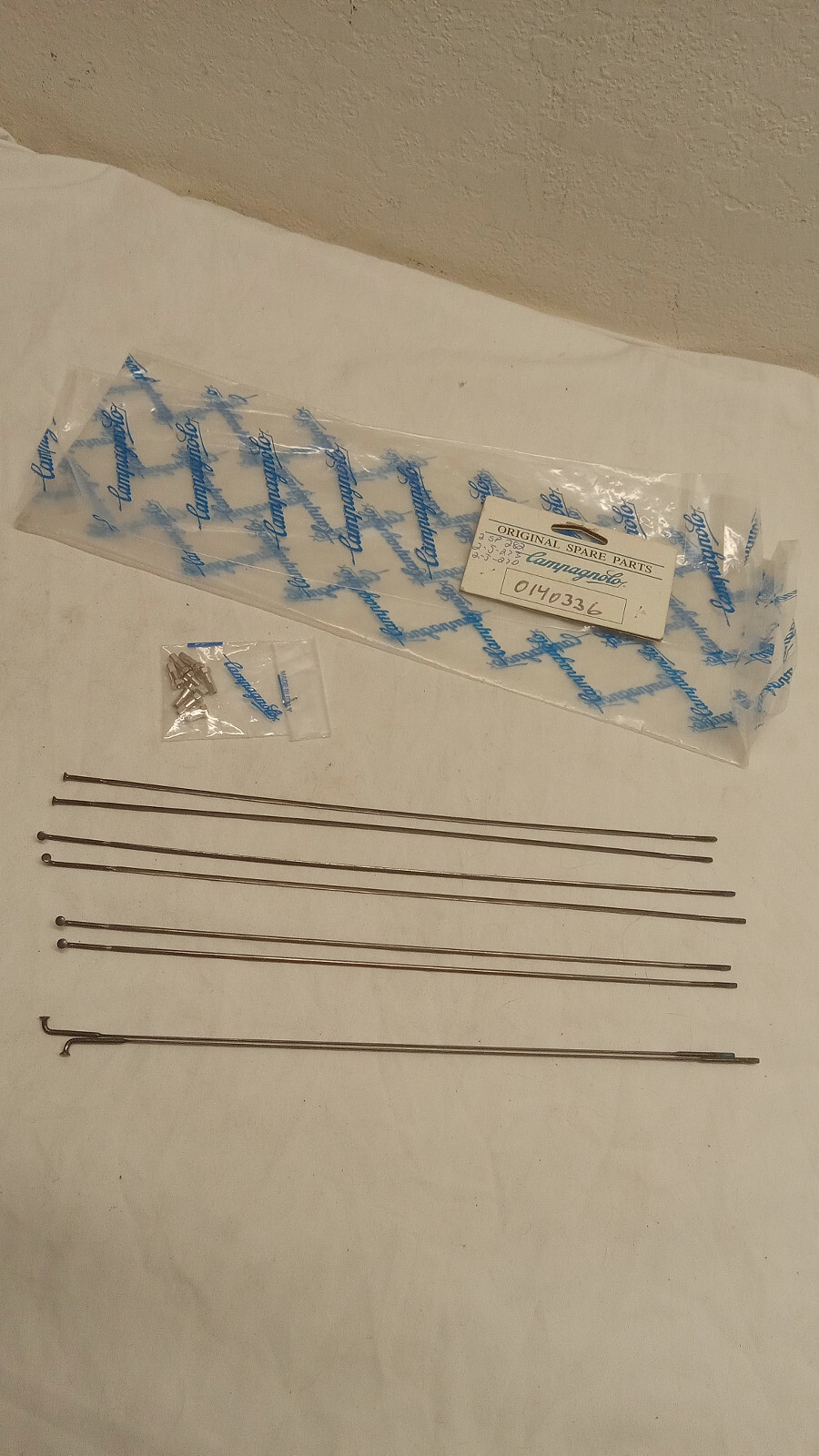 Campagnolo Spoke Kit 6 spokes J bend / straight pull black 282mm/275mm/270mm
