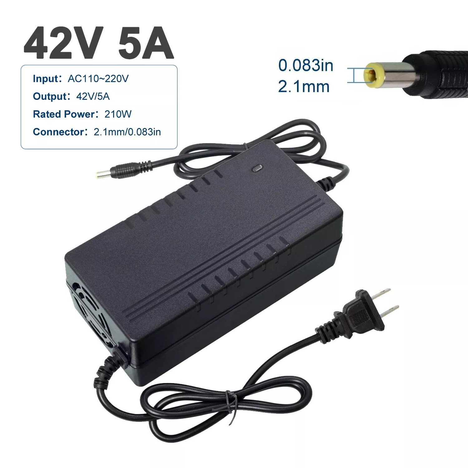 42V54V58V2A5A Smart Battery Cha rger Lithium Battery Ele ctric Bic ycle Cha rger