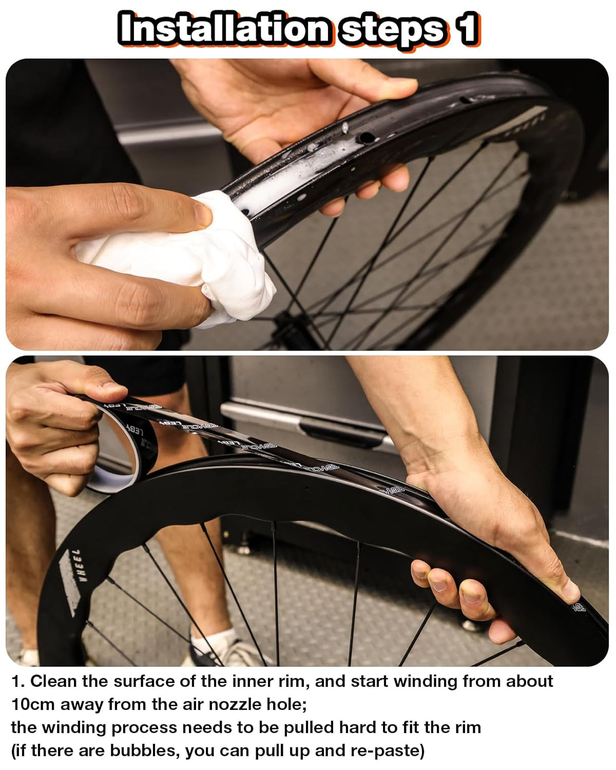 Tubeless Rim Tape Black 21/24/27/30/33/36Mm X 10M, Bike Rim Tape for Tubeless Ro