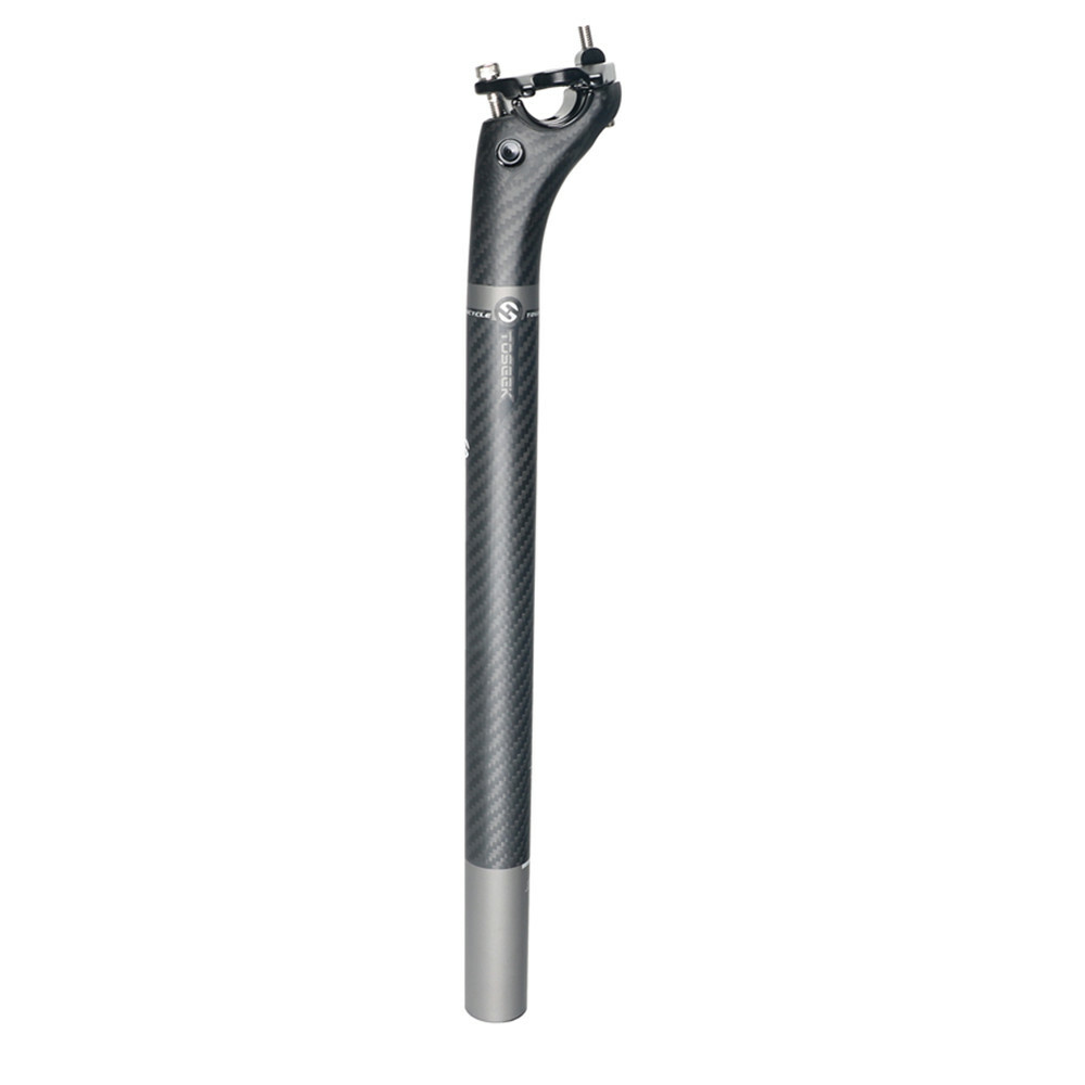TOSEEK Carbon Fiber Seatpost 27.2/30.8/31.6mm Bicycle Seat Post Tube Offset 20m