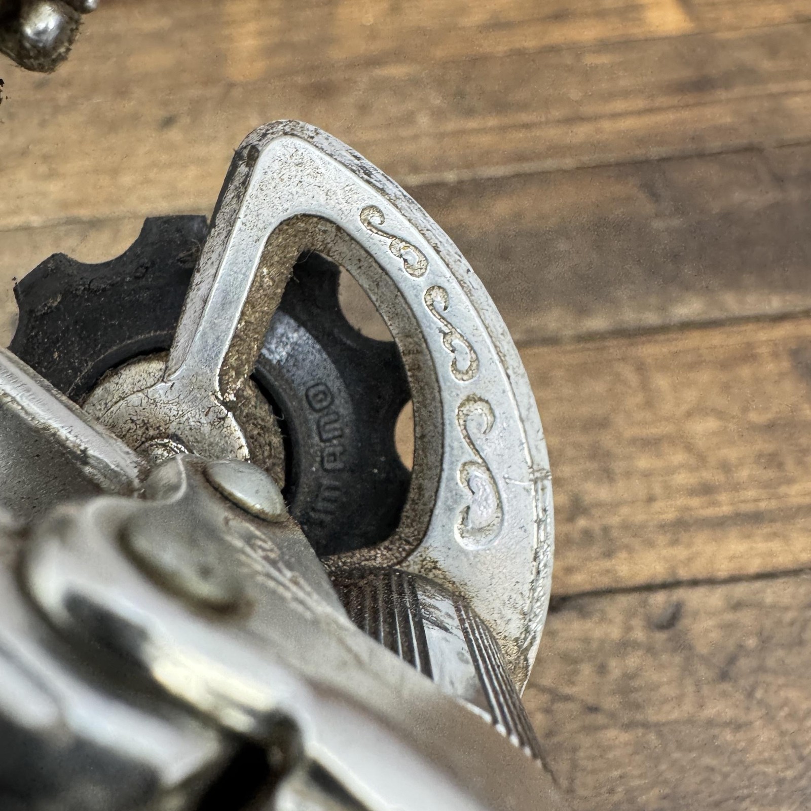 Vintage Shimano 600 Arabesque Rear Derailleur Short Cage Road Japan 193g Double
