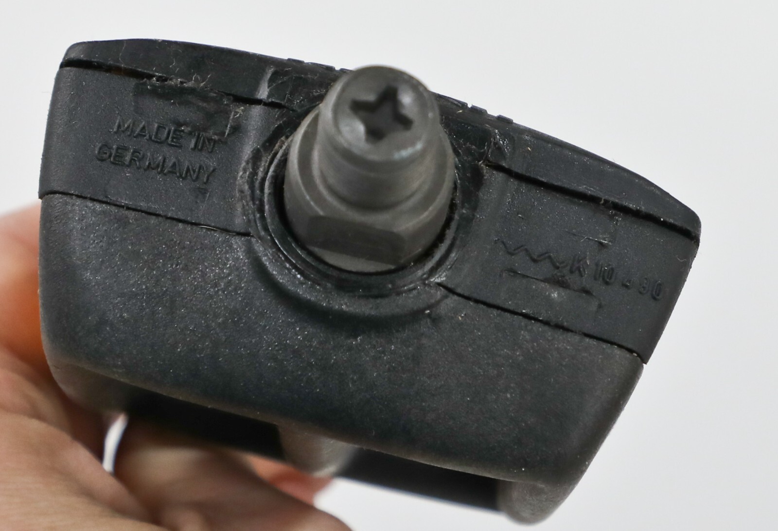 Exercise Bike Bicycle Pedals Union Wedge K10490 Germany NOS Black Rubber 1/2″