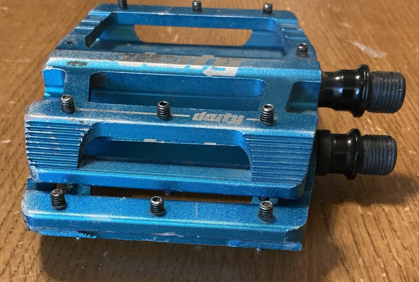 Deity Components ALLOY Flat Platform Pedals Decoy MTB Mountain Bike Blue 9/16″