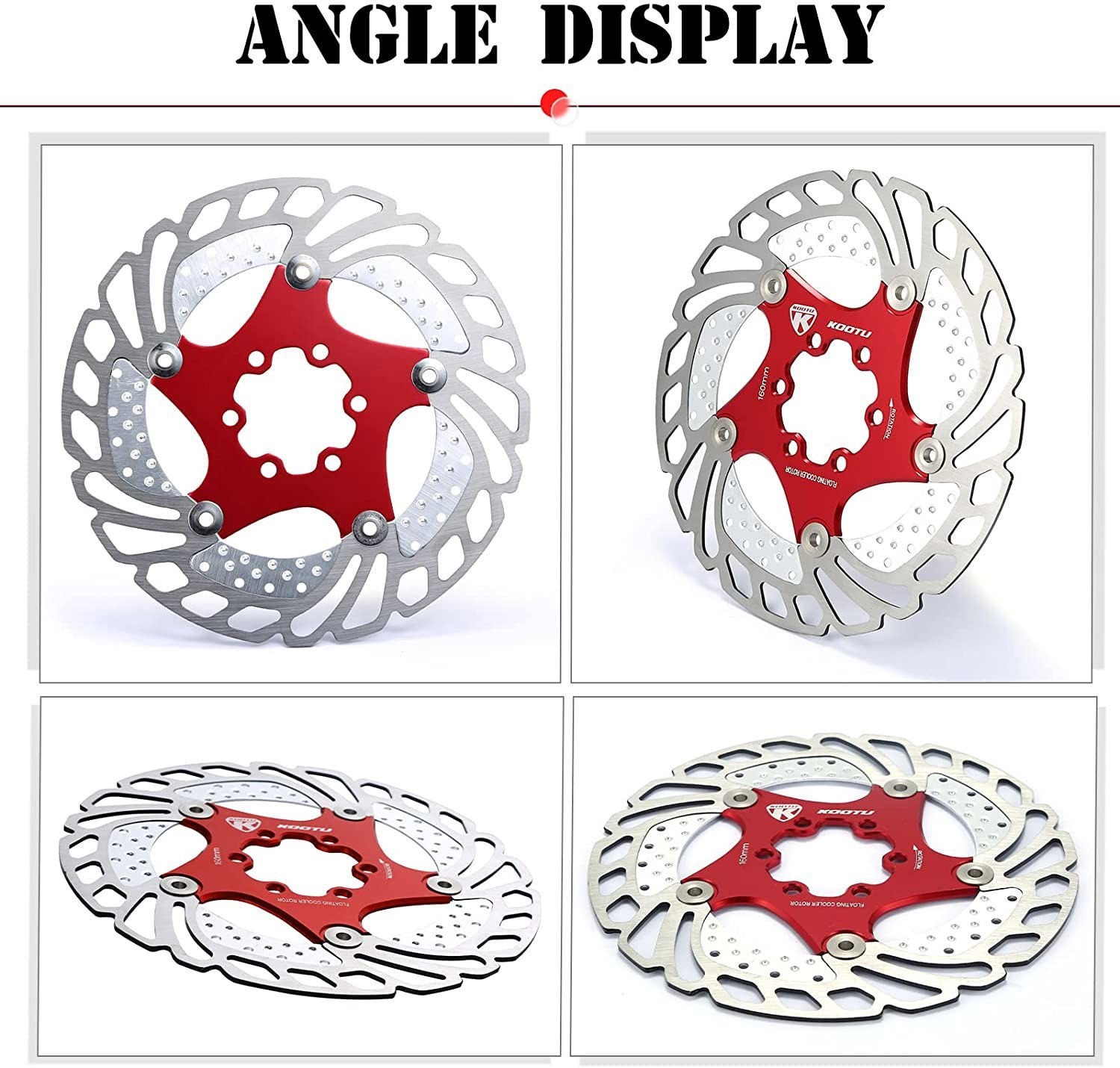 Fast cooling bicycle disc rotor, disc 140mm