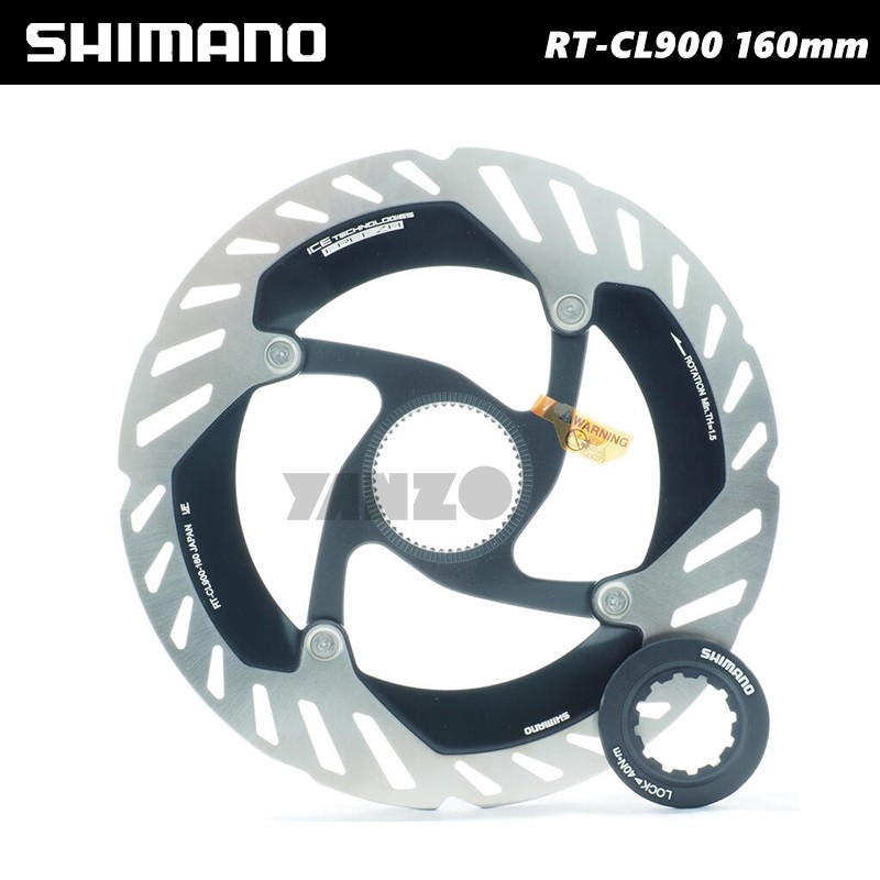 Shimano RT-CL900 Center lock Rotor 140mm or 160mm w/LockRing
