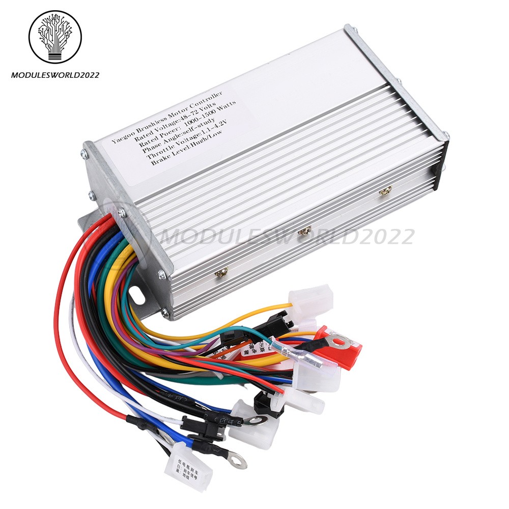Brushless Controller 36V48V60V64V72V 350W 500W-1500W 5000W for Electric Bicycle