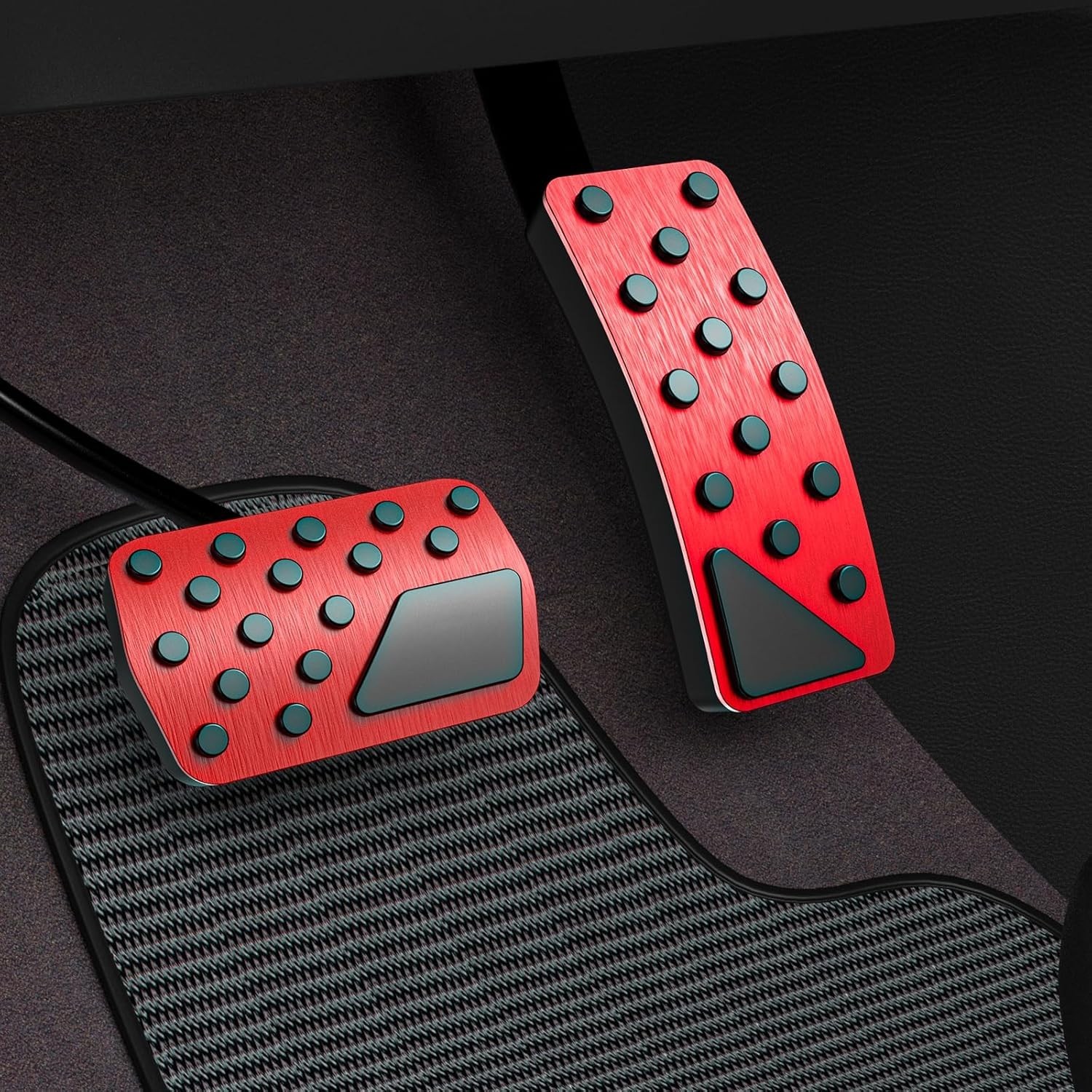 Car Pedal Cover for Jeep Grand Cherokee Dodge Durango Aluminum Alloy No Drilling