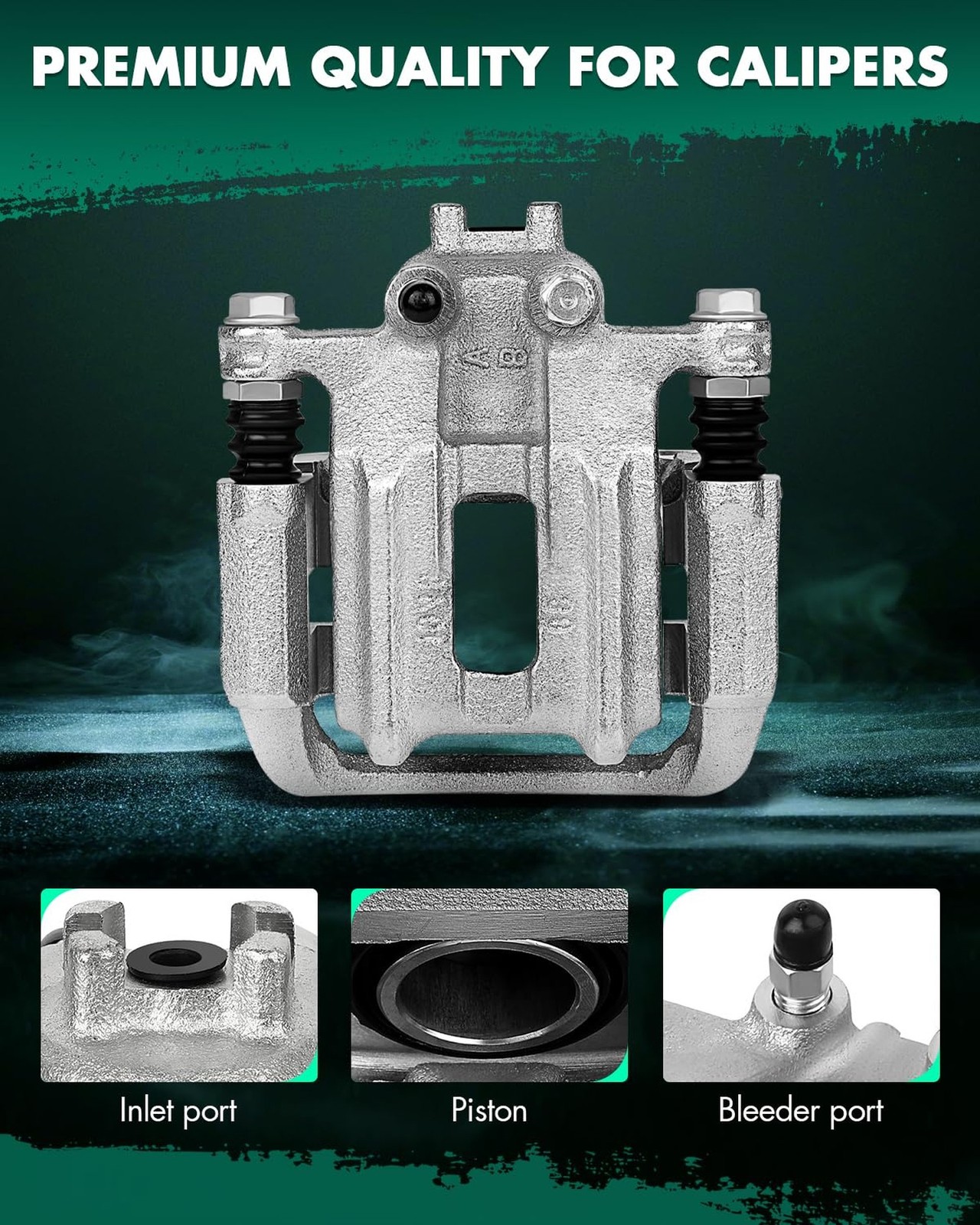 SCITOO Rear Left+Right Brake Calipers With Bracket 19B6886 19B6887 Compatible…