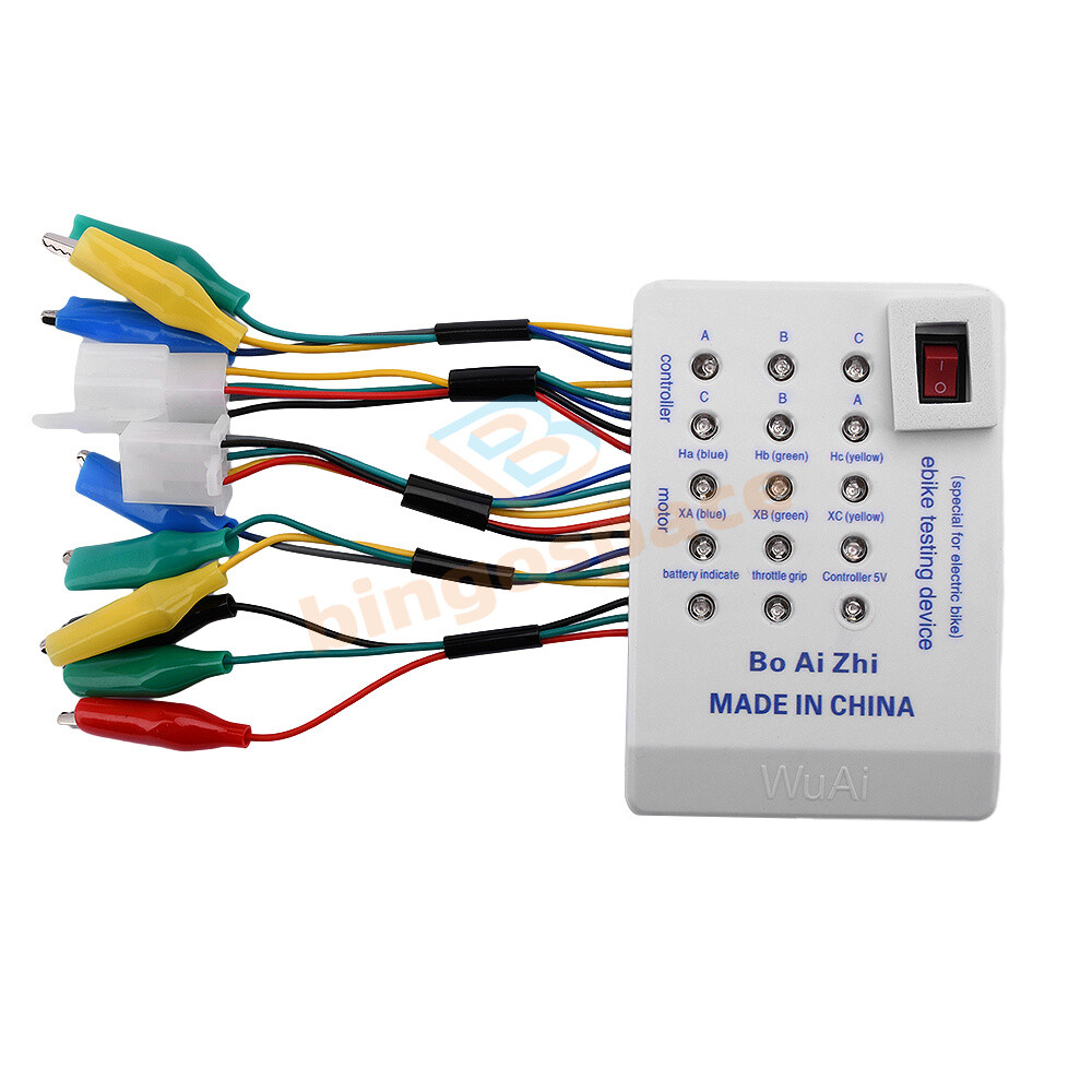 Electro E-bike Scooter Brushless Motor Controller Handlebar Hall Tester 24-72V