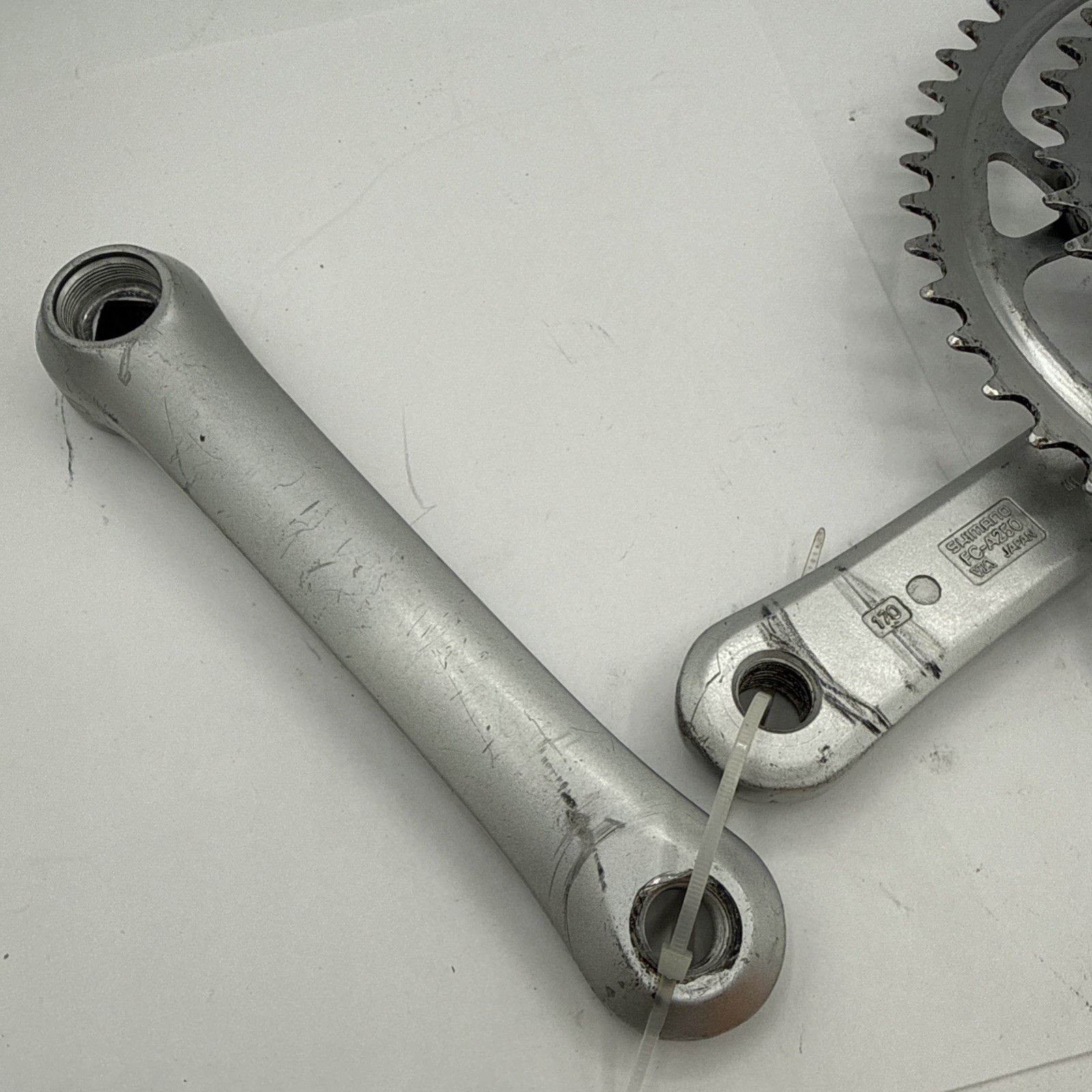Shimano EXAGE Motion Crankset 170mm BIOPACE Double 52/ 40 Square Taper Fc-a250
