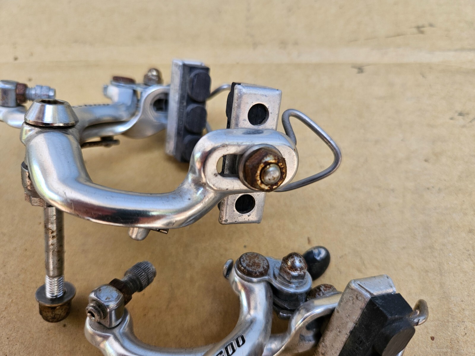 Shimano 600 Arabesque Road Bike Brake Calipers Front + Rear Set Japan low miles