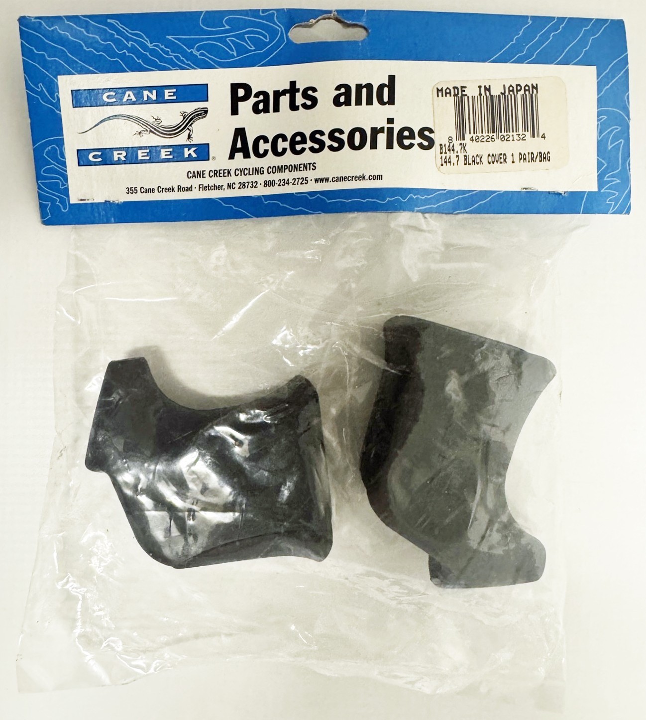 Cane Creek Standard Non-Aero Hoods Black Pair for Dia-Compe