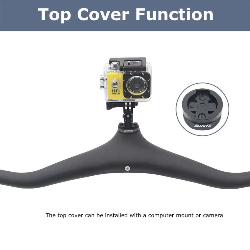 Full Internal Cable Integrated MTB Handlebar -17° Cockpit Carbon XC Handlebar