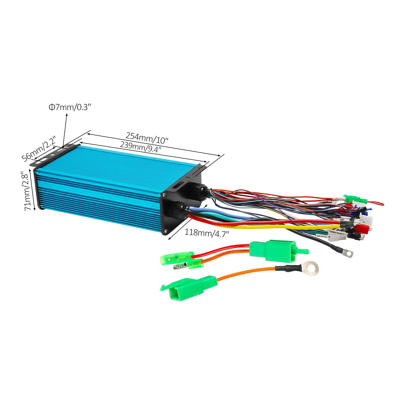 36V 48V 72V 2500W-5000W Brushless Motor Controller Display Scooter Go Kart ATV
