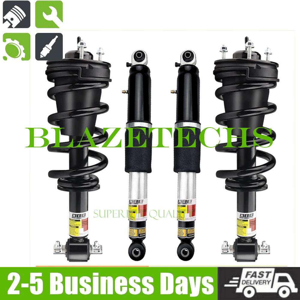 Front&Rear Air Shocks Struts Magnetic Ride for 07-14 Cadillac Escalade GMC Yukon