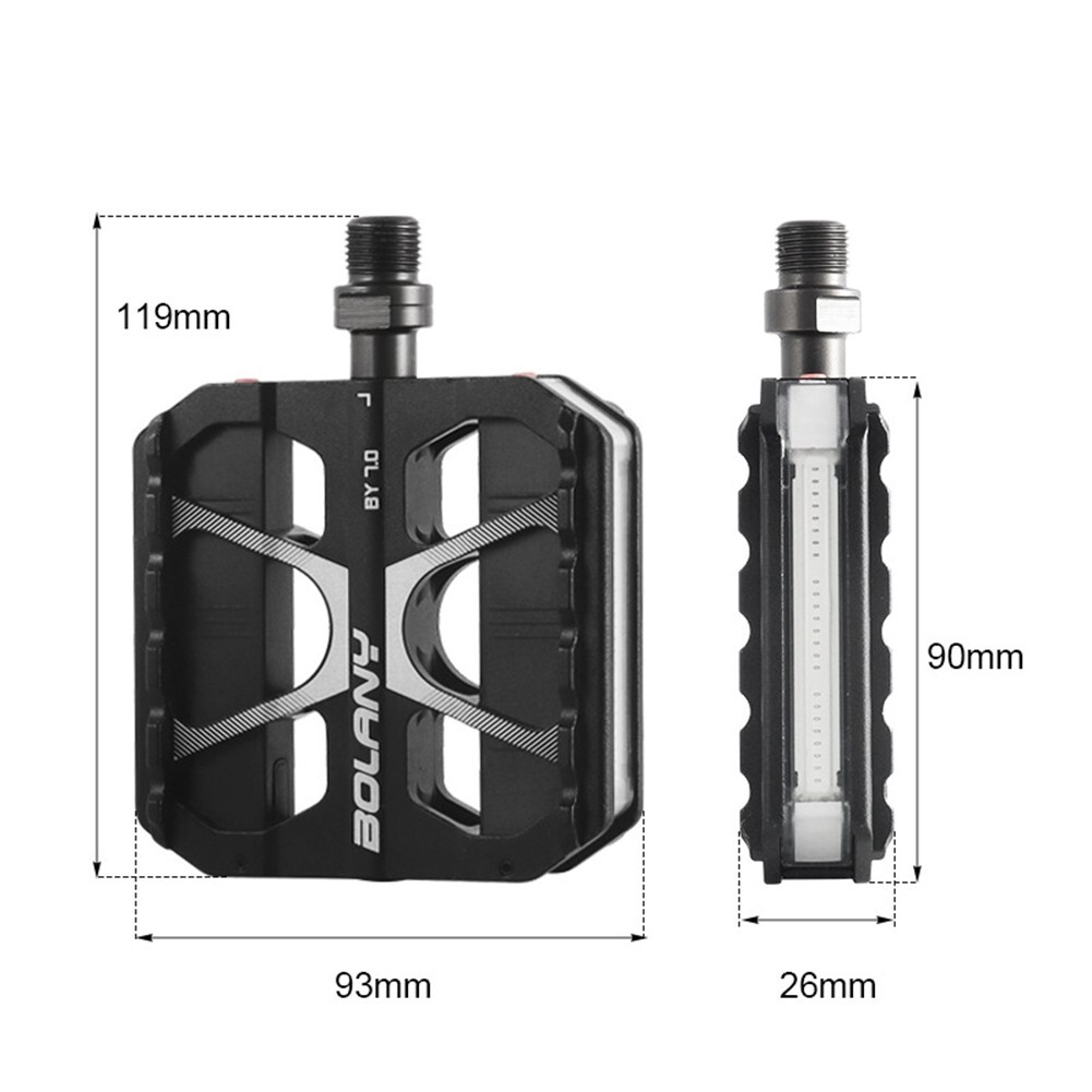 Bright And Eye Catching Type C Bearing Pedals For Night Cycling Useful