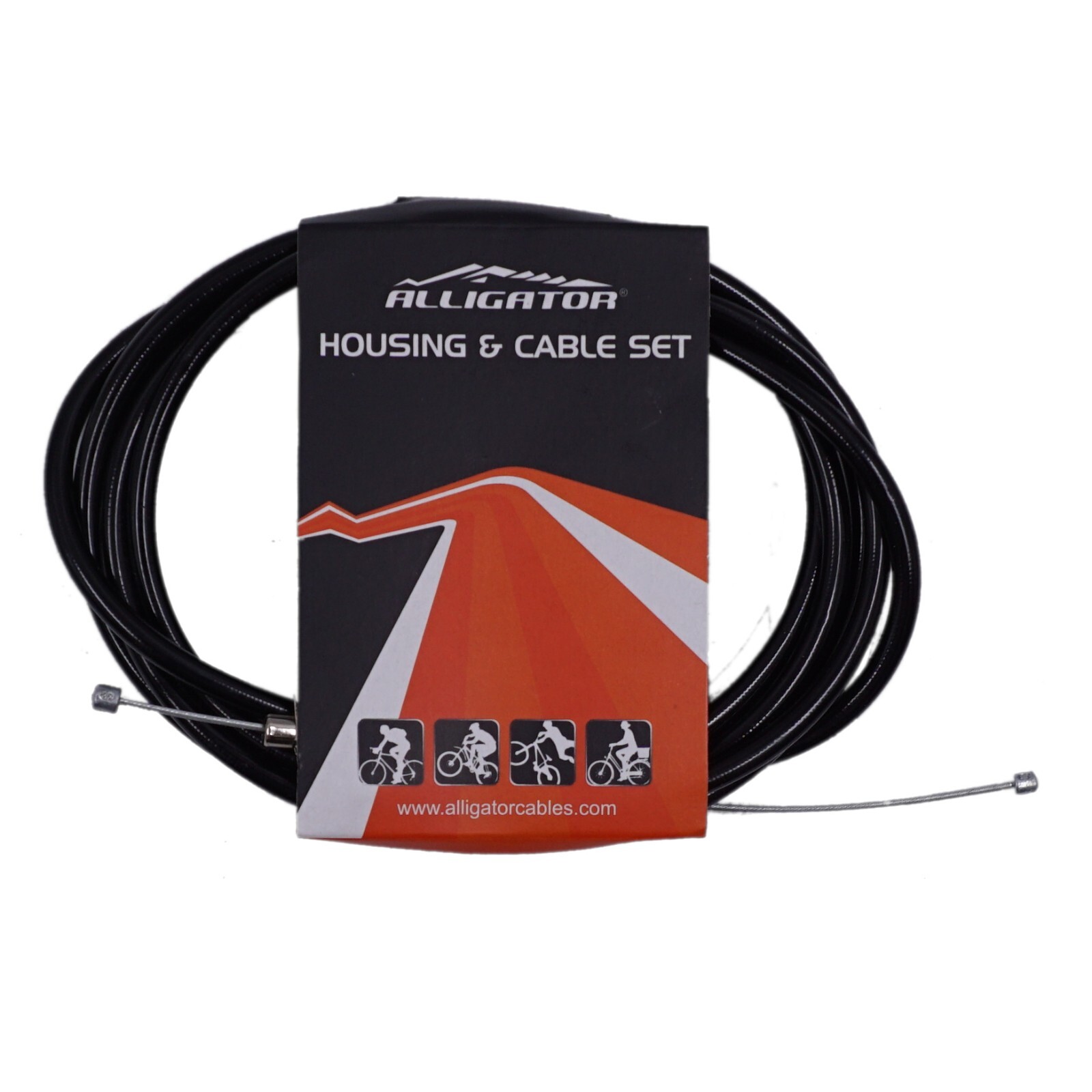 Alligator Black 5mm Housing / Casing &Universal Double Ended Shift / Gear Cable