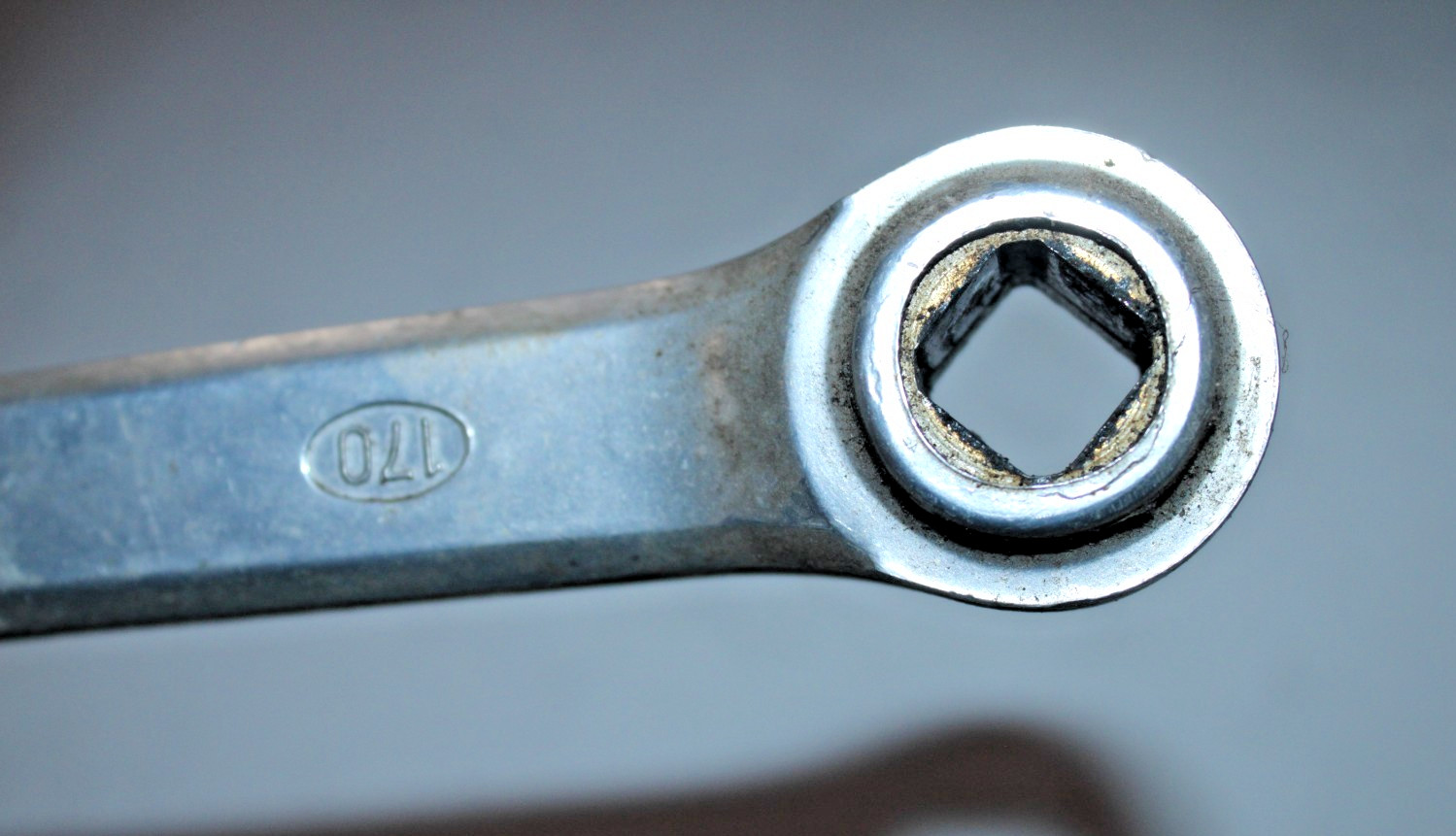 1973 Motobecane SR Silstar Drive Side Crank Arm Silver 170mm 40/52T Japan JIS :)