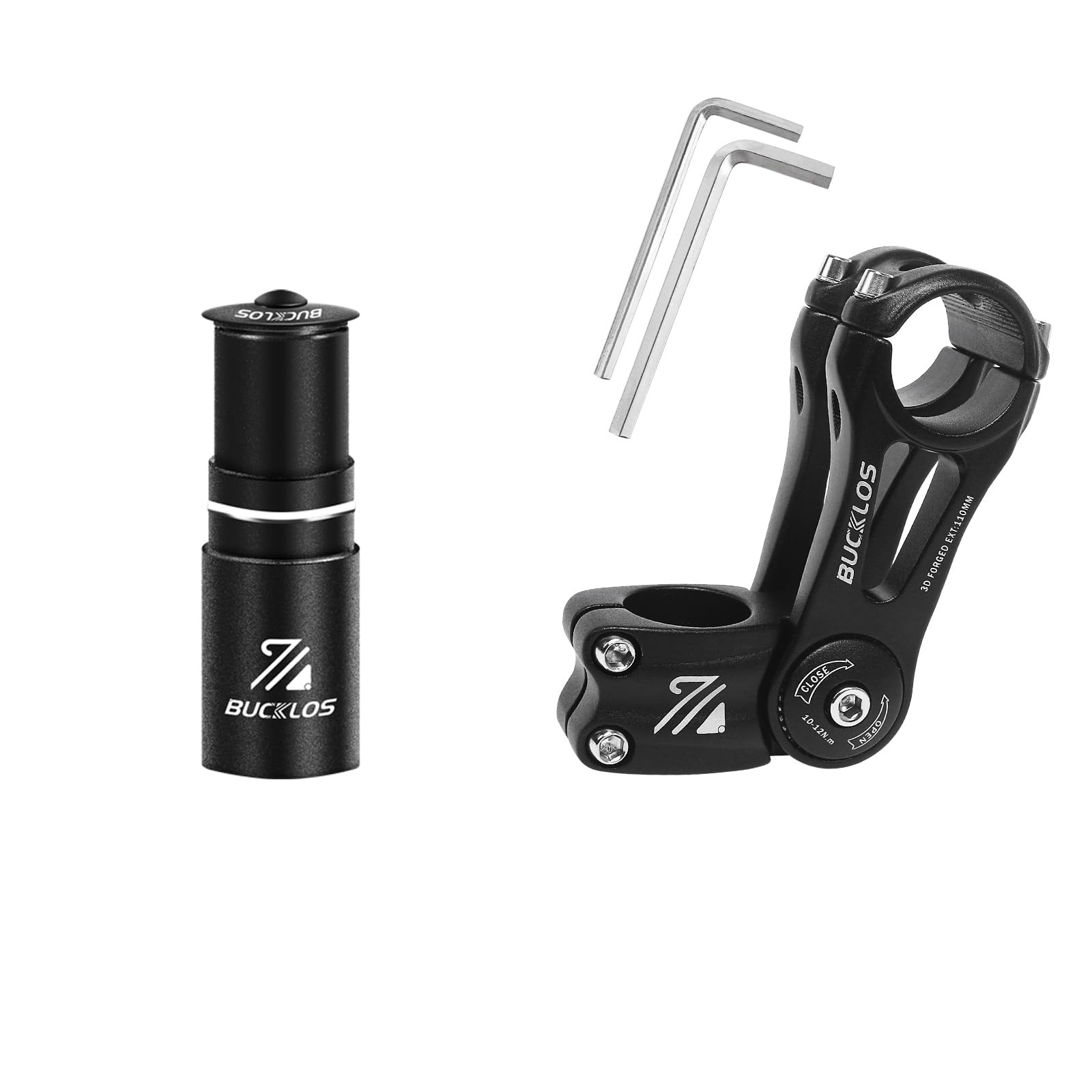 Bike Stem Riser Extender MTB Adjustable Handlebar Components Cycling Parts