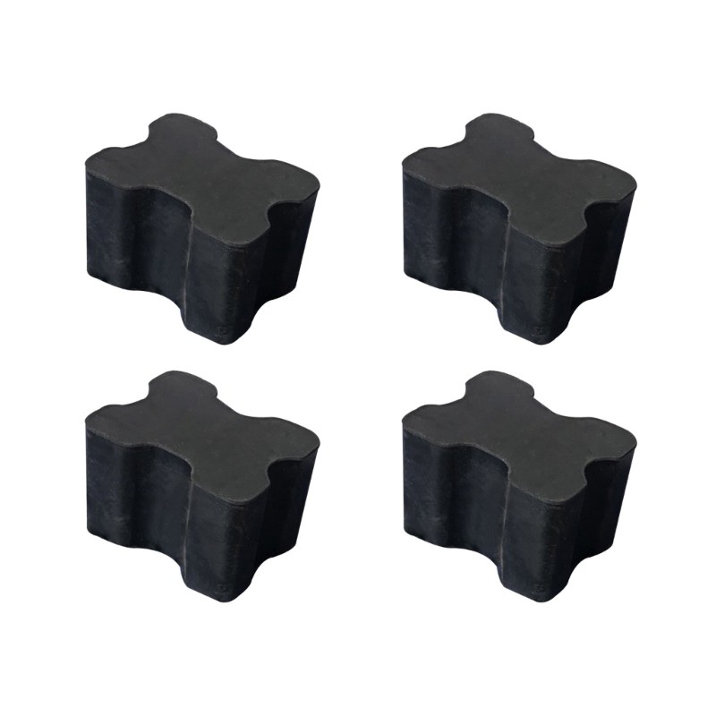 Rubber Front Coil Spring Boosters Kit, Rubber Coil Spacers for 1″ to 1.5″ Spring