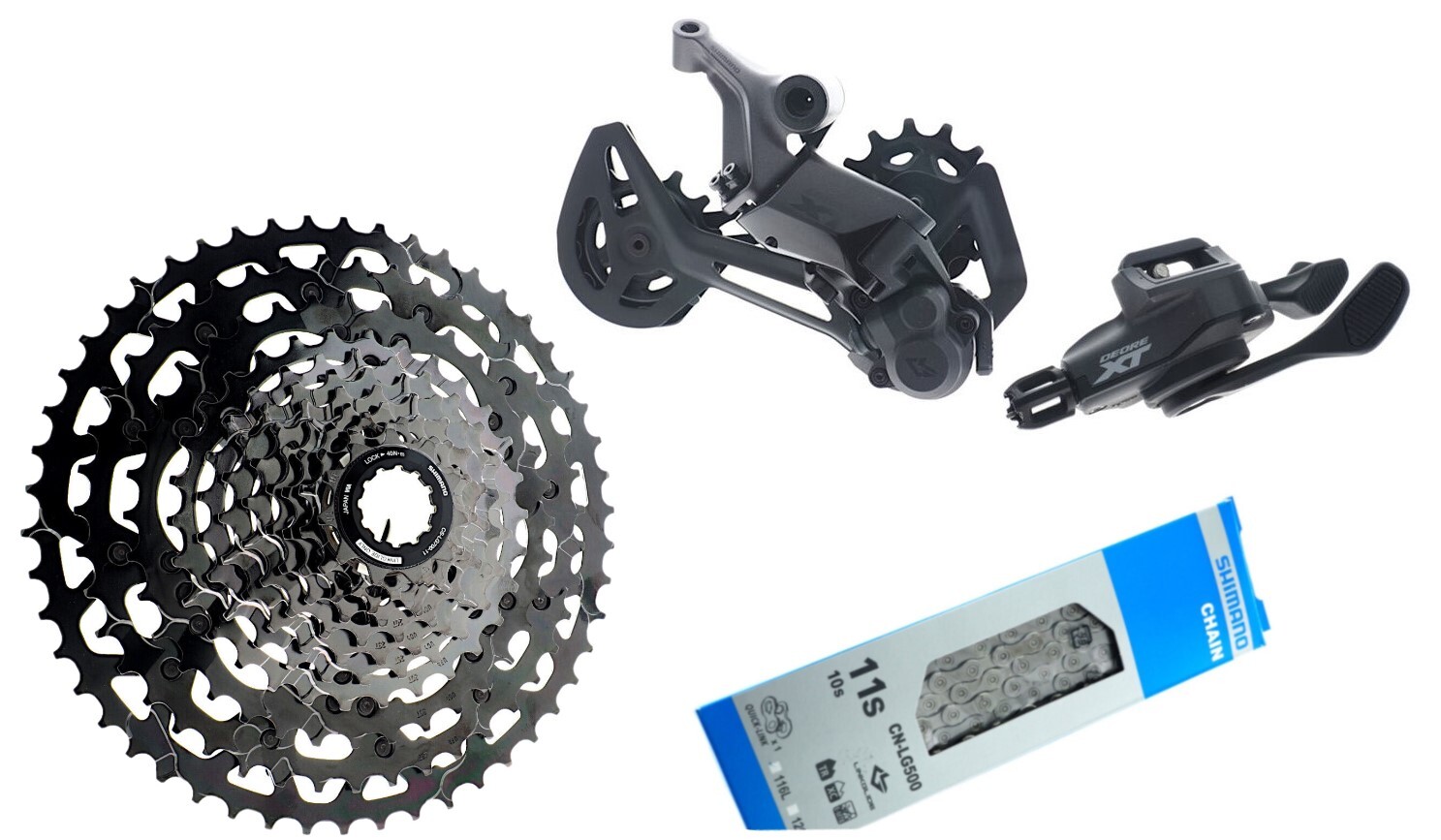 Shimano XT 1x11S LinkGlide SL/RD M8130 Shifter/RD/CN/CS-LG700 11-50T READ