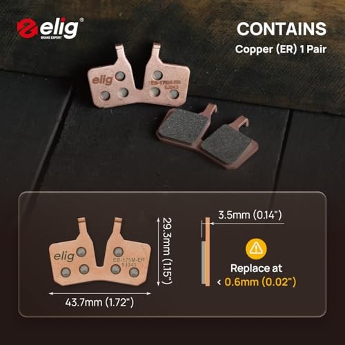 Bike Disc Brake Pads for Magura 4-Piston MT5, MT5 Pro, MT Copper (ER) 1 Pair