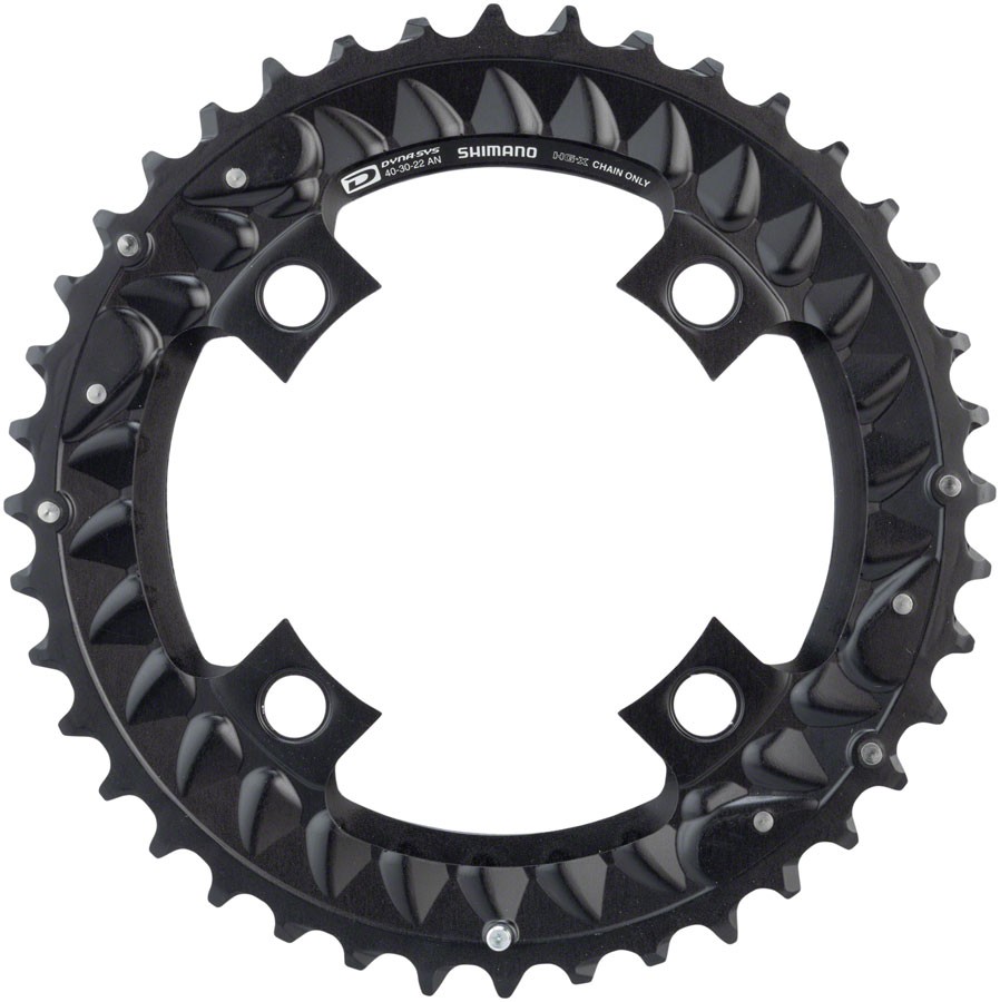 Shimano Deore M6000 40T Chainring – 10 Speed, 96mm BCD, for 40-30-22T Set