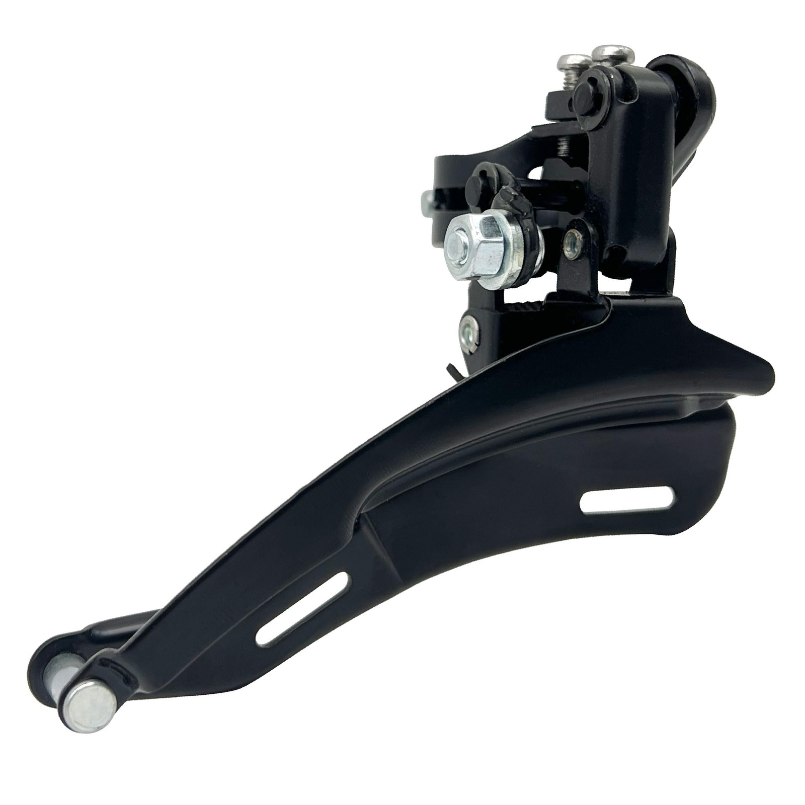 Universal Bike Front Derailleur 3 Speed Top Pull Bottom Clamp Shifter Gear