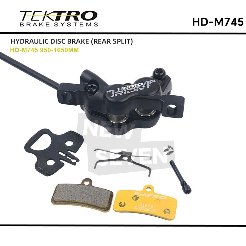 Genuine Tektro Orion HD-M745 Hydraulic Disc Brake Post Mount Front/Rear/Pair-OE