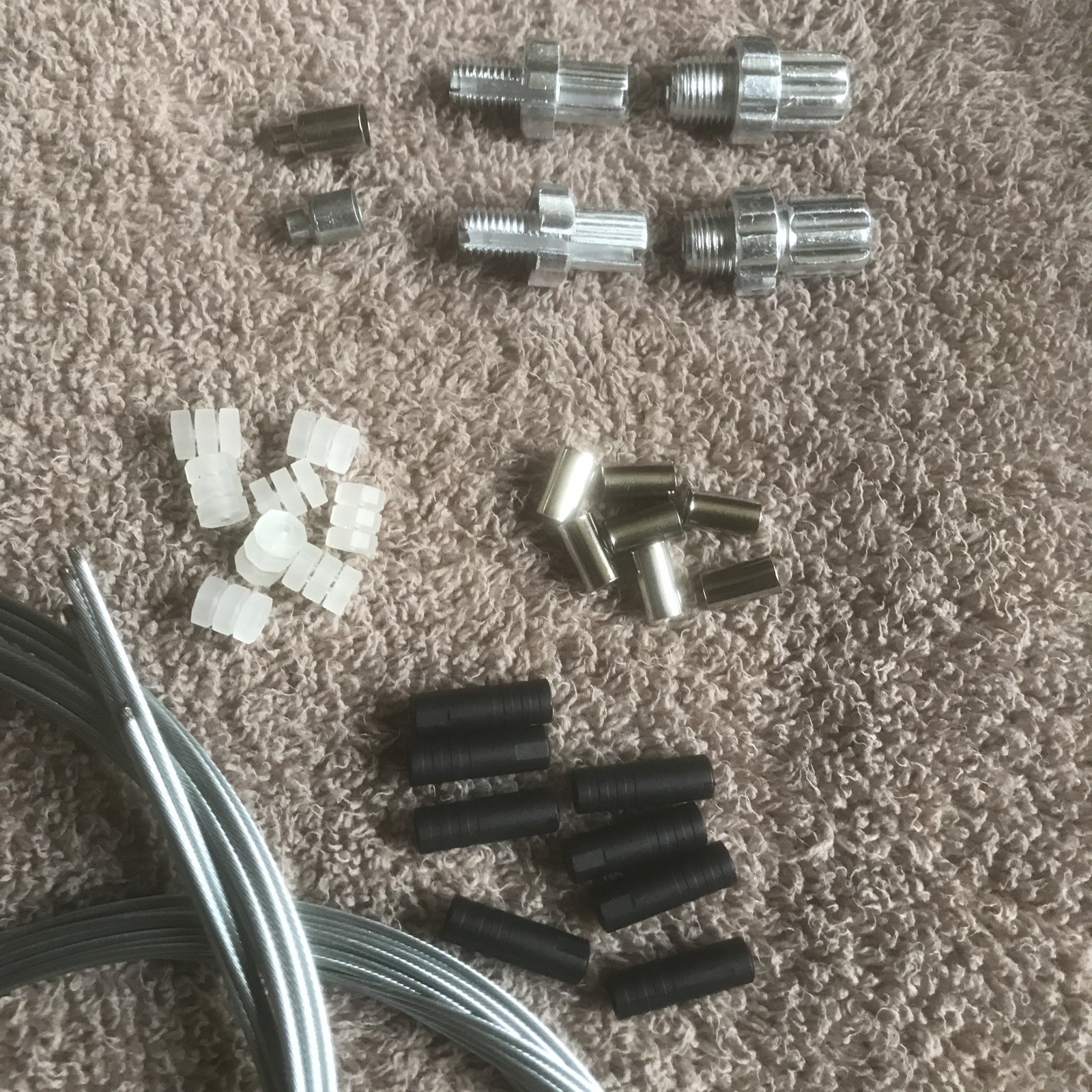 37pcs bike brake & shifter cable set complete inner replacement kit.bmx/mountain
