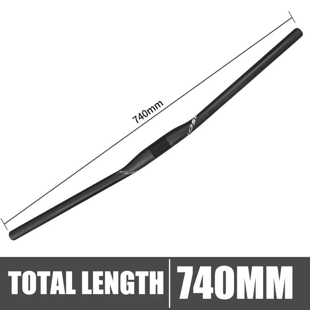 3K Matte Mountain Bike Carbon Fiber Handlebar 31.8 *680/700/720/740/760mm