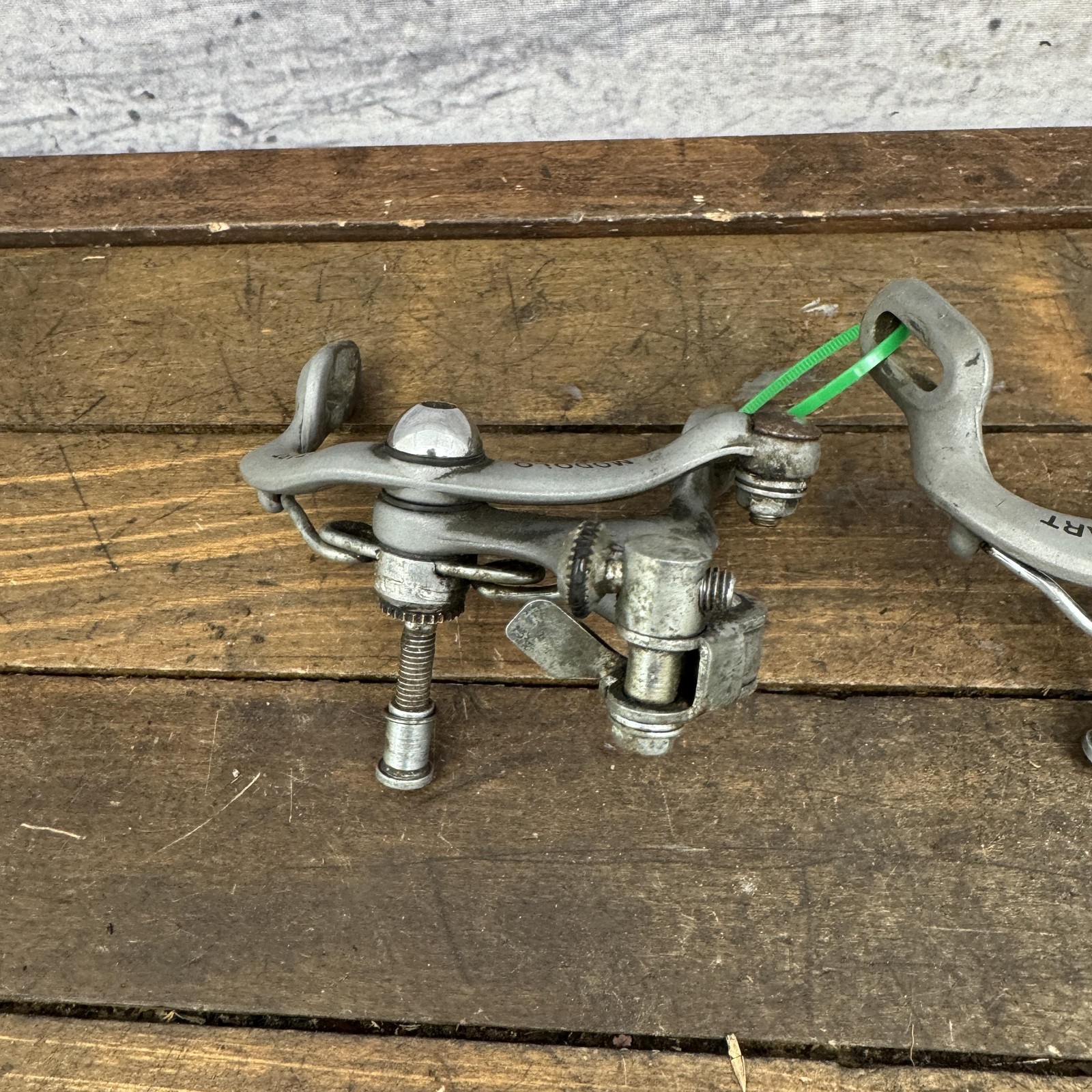 Vintage Modolo Start Side Pull Silver Caliper Brake Set Road Bike F/R Pair Wear