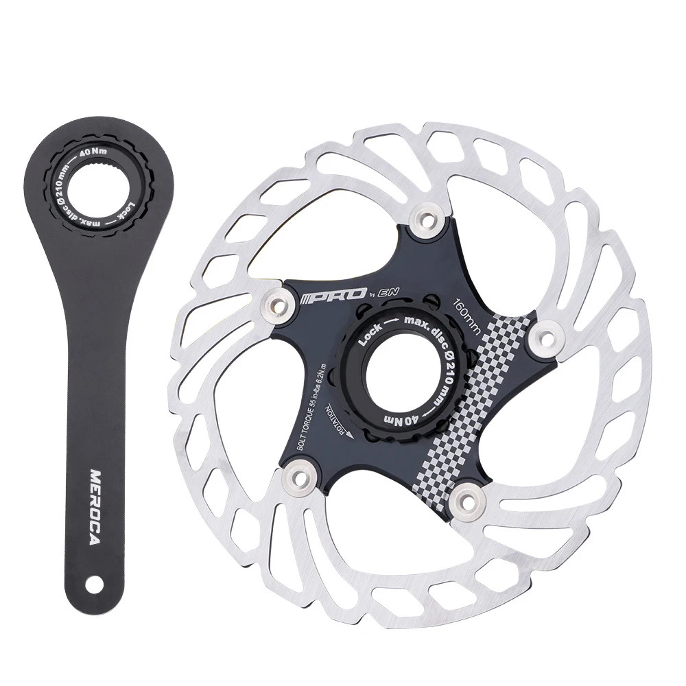 Bicycle Centerlock Lockring and Spacer Bike Center Lock Cover Wrench for 6 Bolt