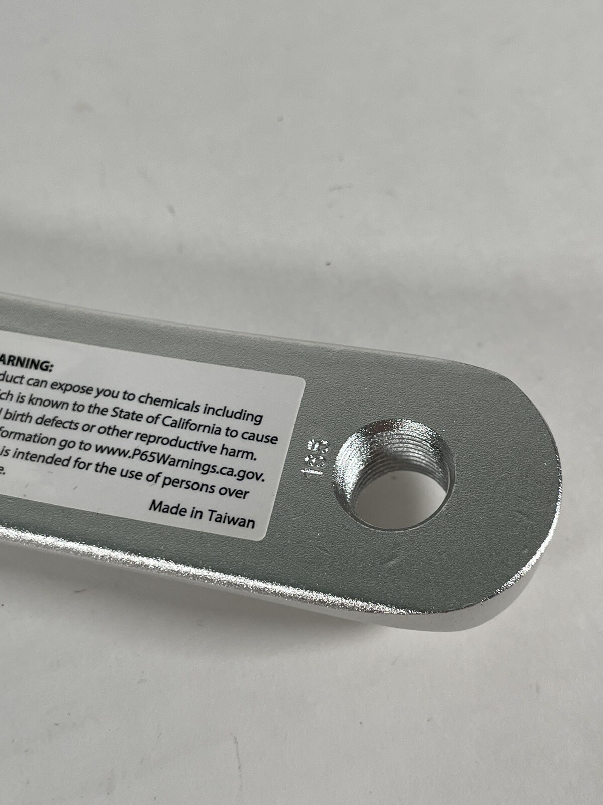 Silver 165mm/170mm Left Crank Arm, For Hybrid/Mountain, Square Taper ANDEL TMS1