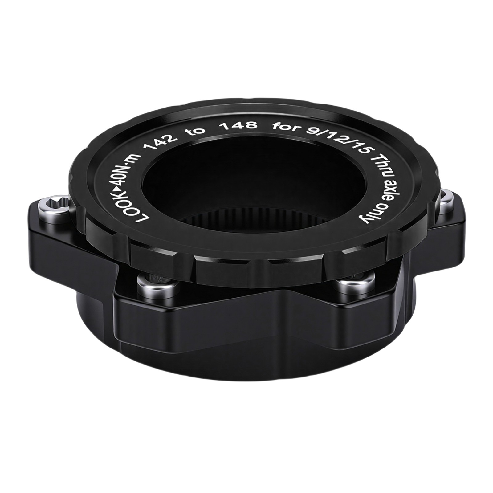 Bike Center Lock Adapter 142mm To 148x12mm Center Lock To 6 Bolt Adapter Fo HQAY