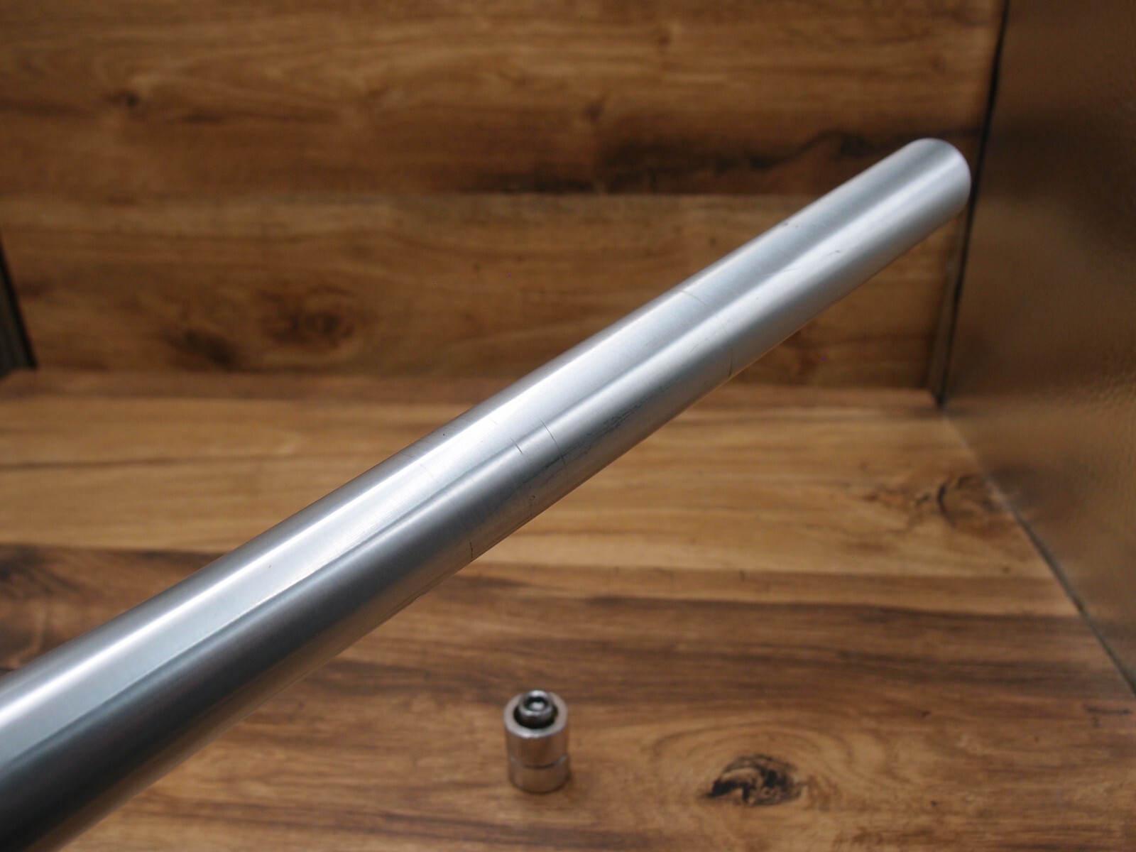 VGC 1995 MTB flat handlebar aluminium alloy + ahead 1 1/8 in stem
