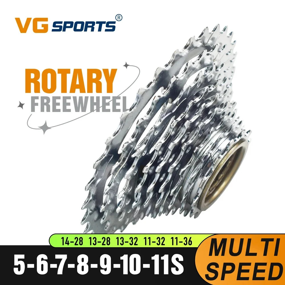 Vg Sports Bicycle Spinning Flywheel 5/6/7/8/9/10/11 Speed Bicycle Threaded Freew