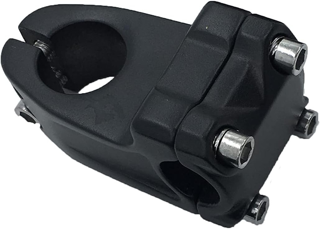 High-Carbon Steel BMX Handlebar with Stem – 585mm, Black Bike Accessory