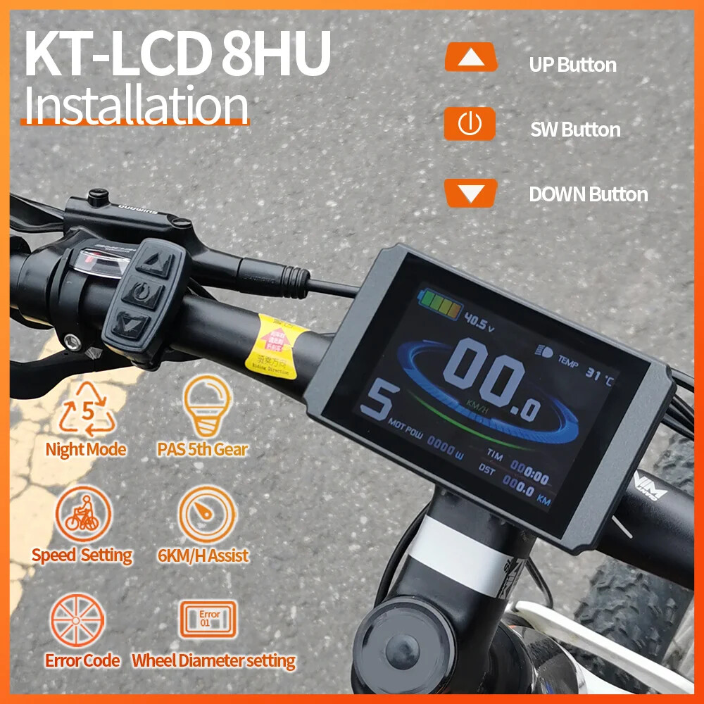 E-bike 15A 17A 22A 250W-500W Controller and 36V/48V LCD3U LCD7U LCD8HU Display